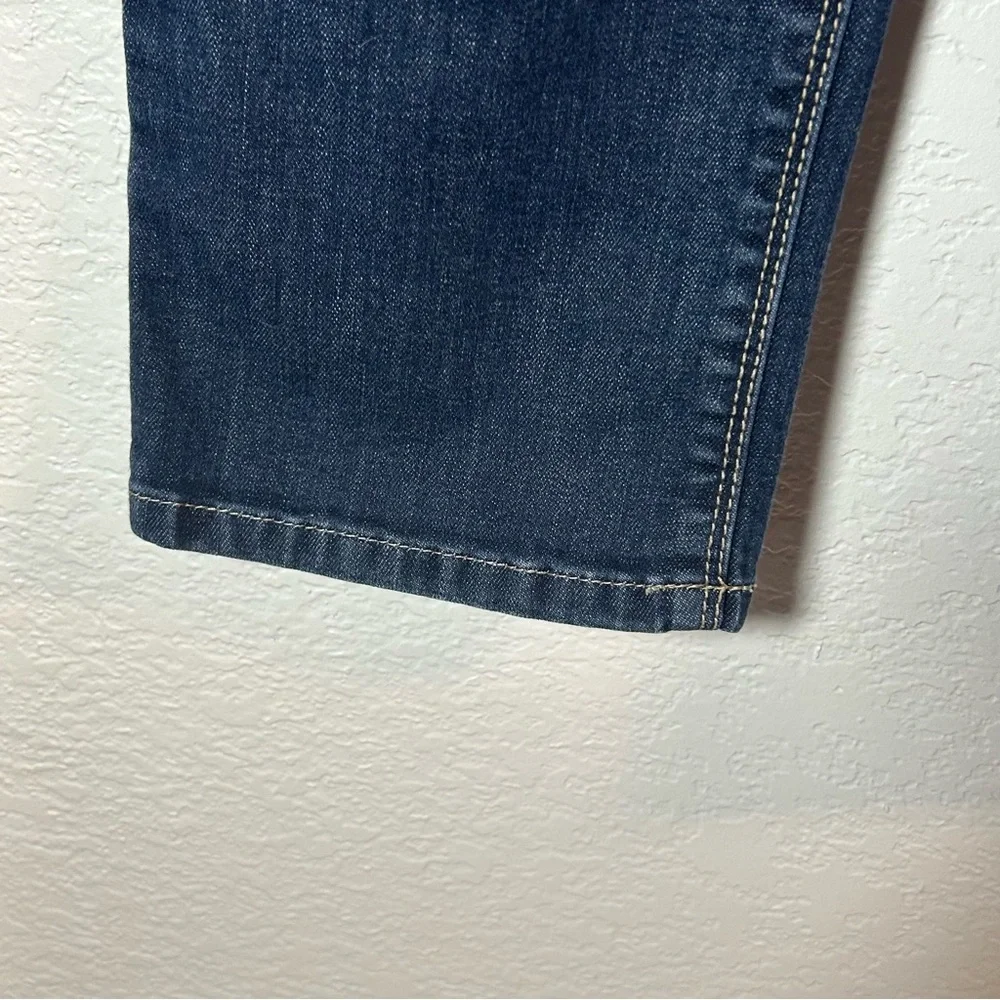 Chico’s Women's Platinum Straight Jeans Ultimate Fit Denim Size 0 Reg